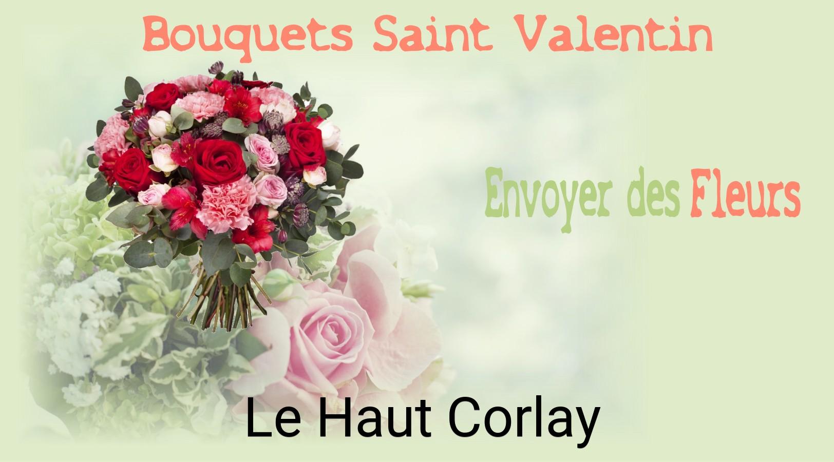 Roses de Saint-Valentin livrées à Le Haut-Corlay